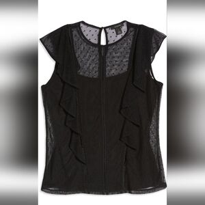 Halogen Womens Sheer Top with Cami Size  XL